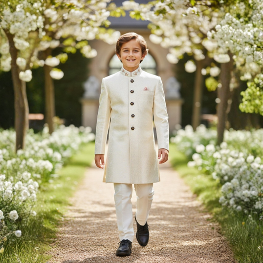 Off-White Bandhgala Kurta