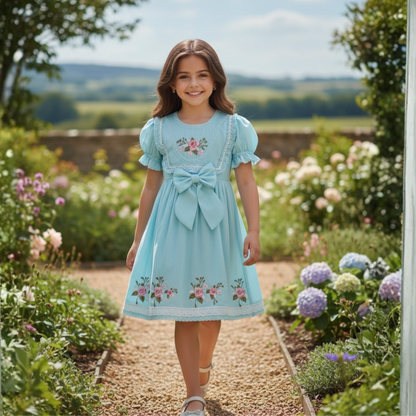 Peony Rose Cotton Dress