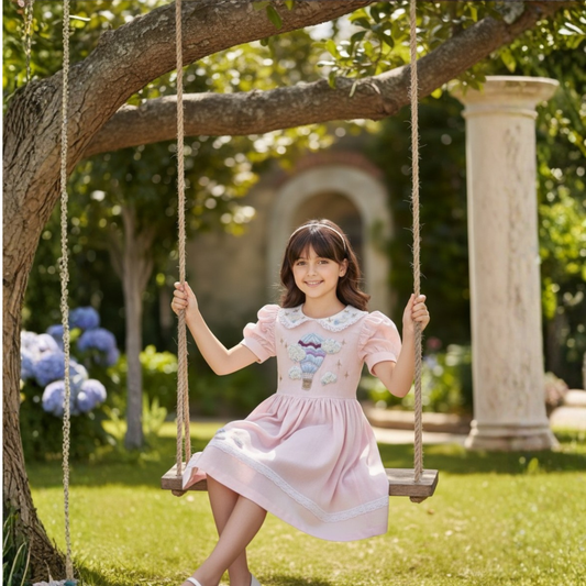 Parachute With Cloud Cotton Dress