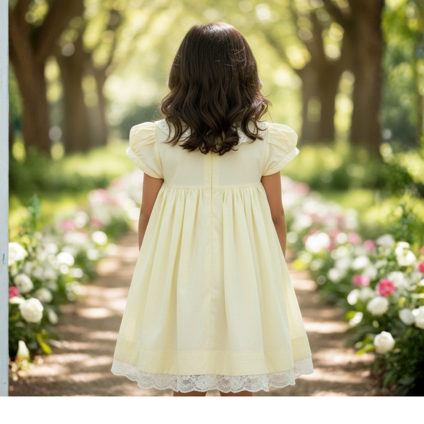 Ivory Classic Polo Dress