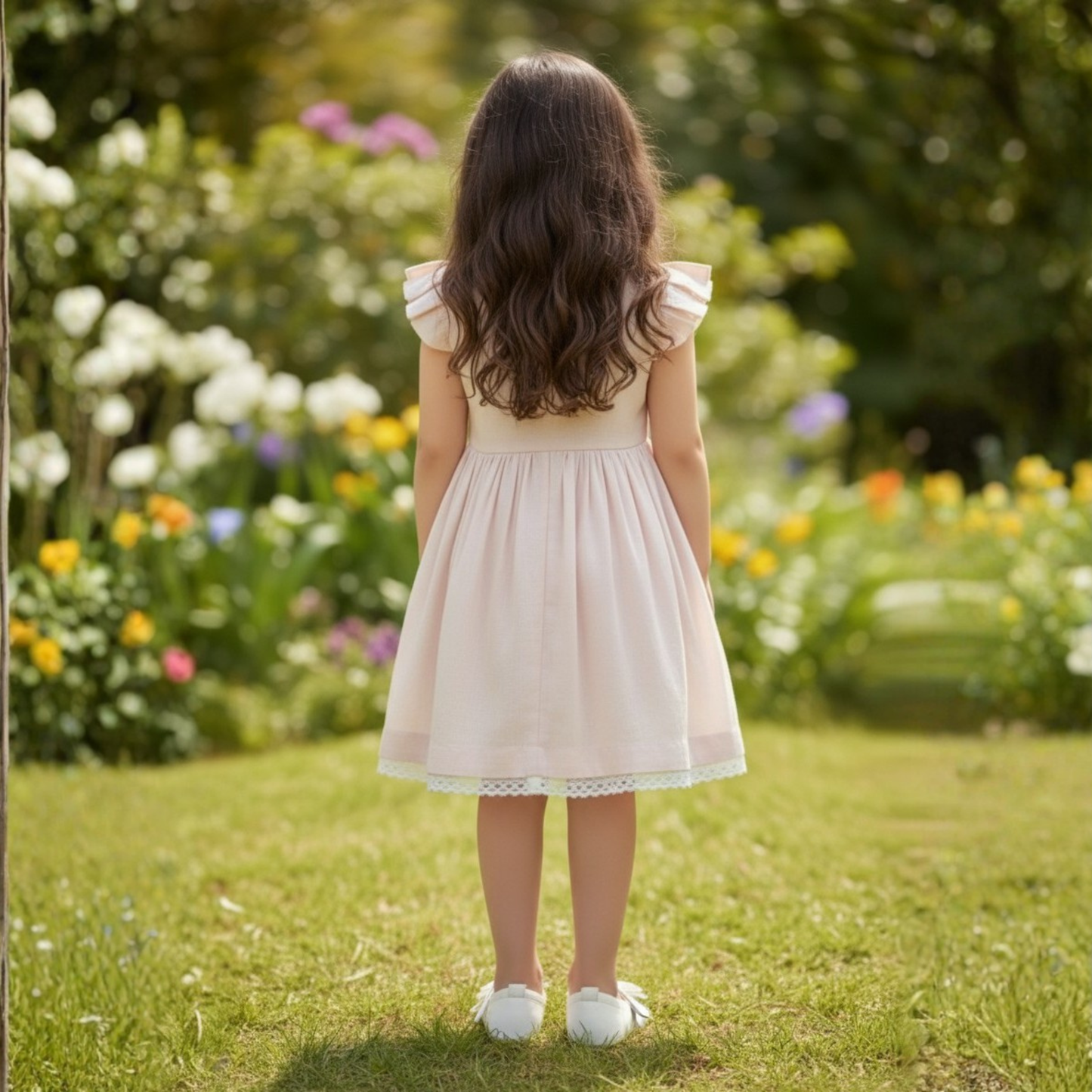 Heather Butterfly Cotton Dress