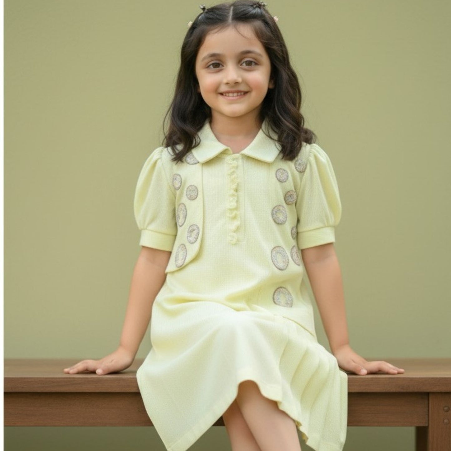 Bubble Buds Polo Dress