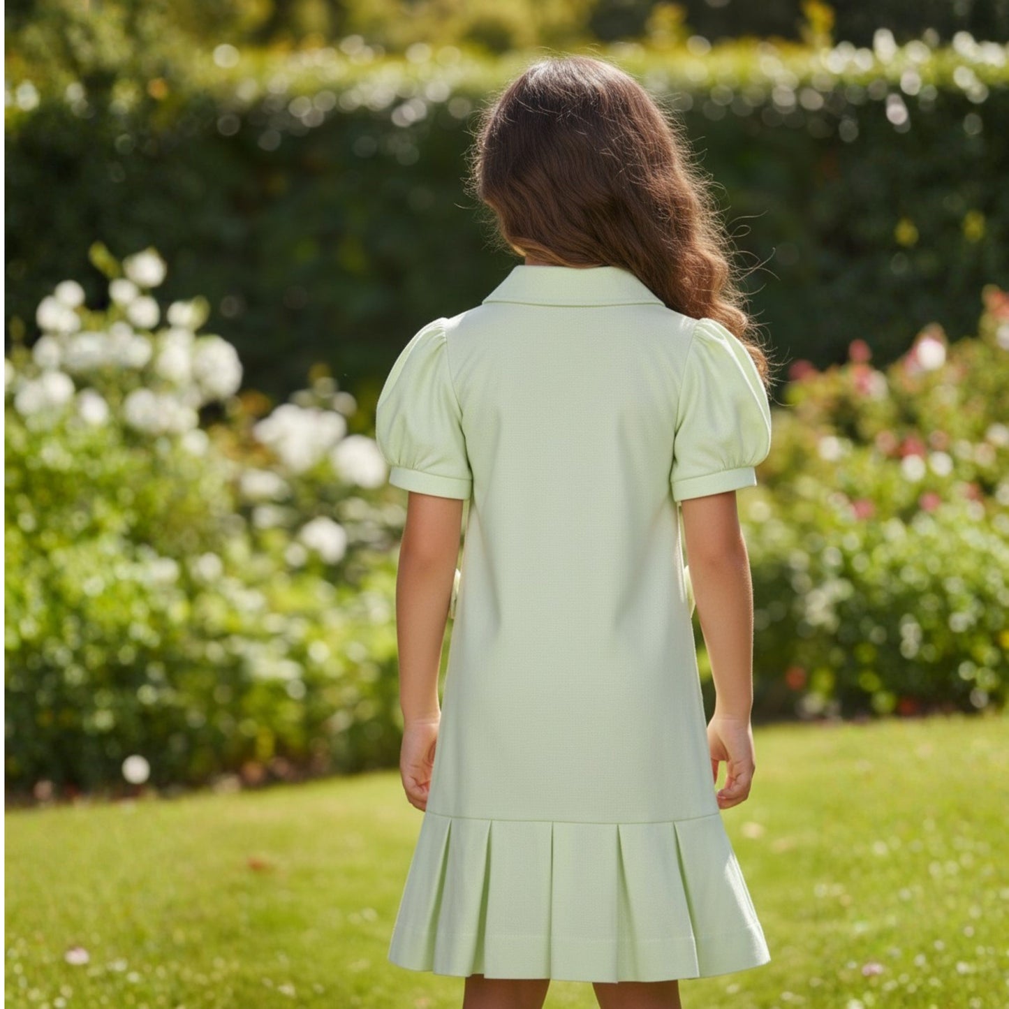 Sweet Bow Polo Dress