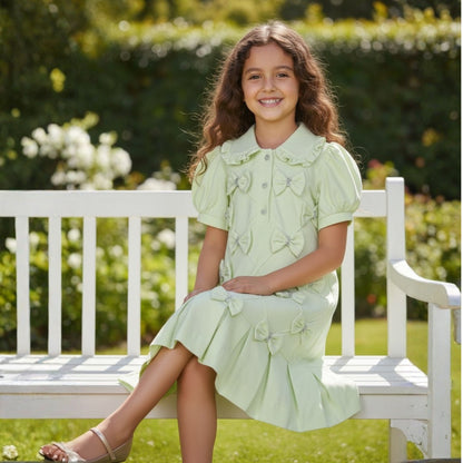 Sweet Bow Polo Dress