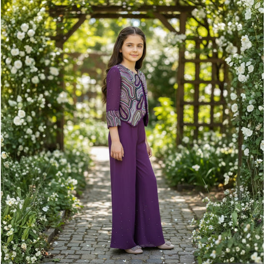 Amethyst Pearl Sharara