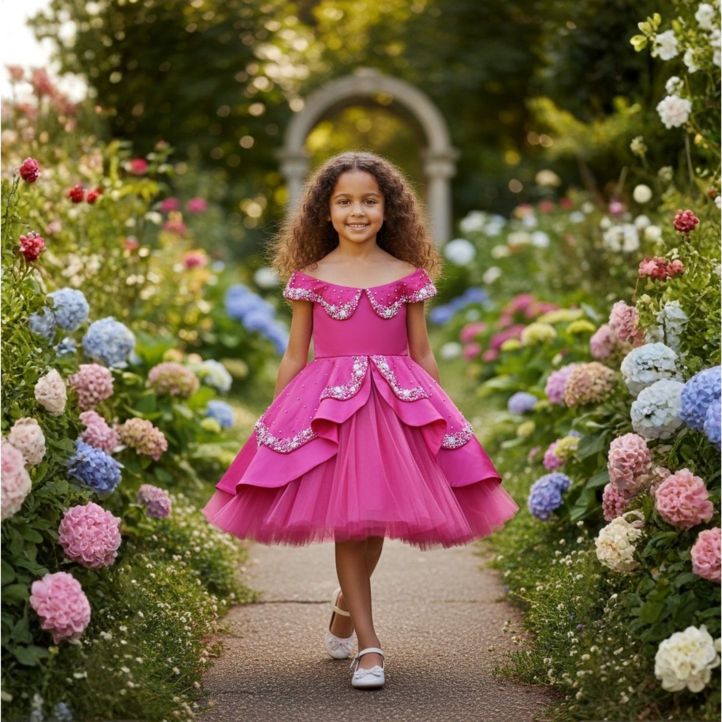 Chelsea Dress Fushia