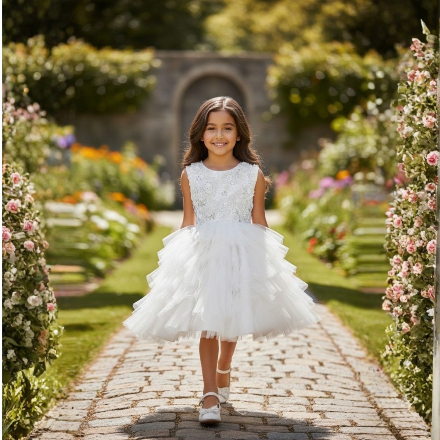 Amalia Greek White Dress