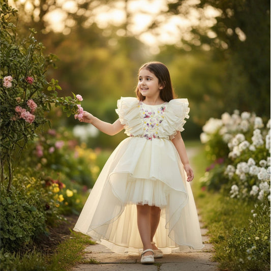 Serena Yellow tissue dress