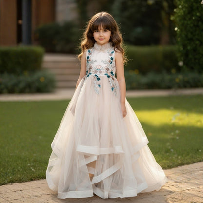 Regal Ruffle Gown