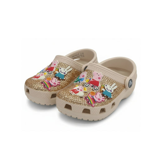 Peppa golden crocs