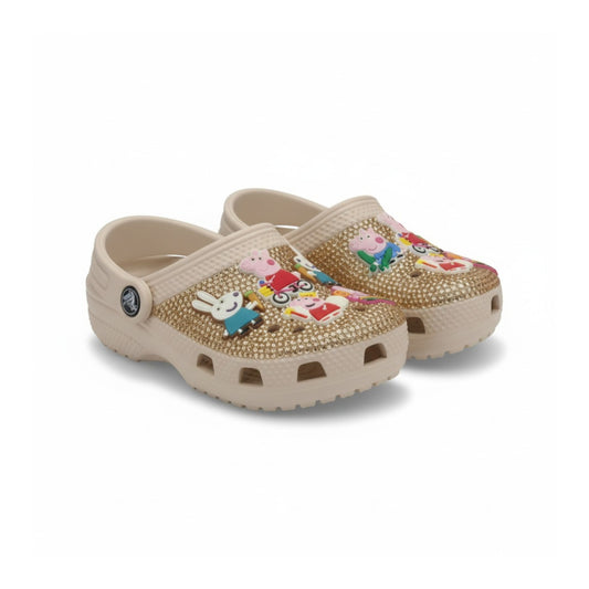 Peppa golden crocs