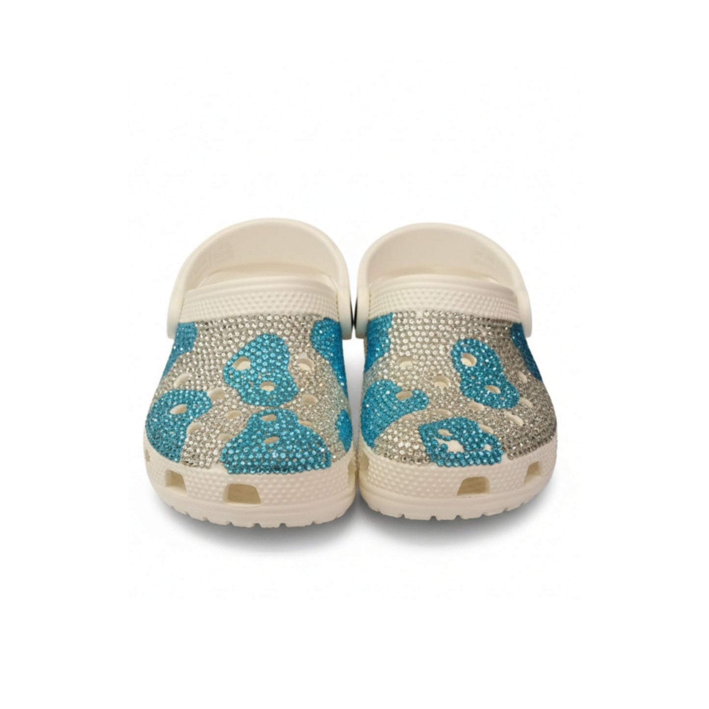 Crystal panda crocs