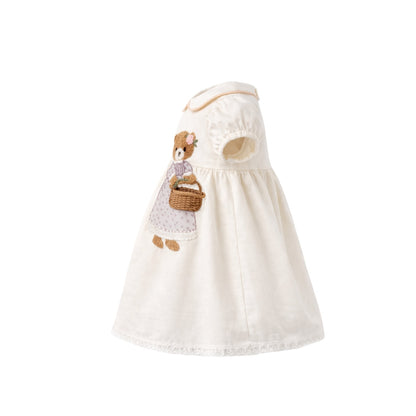Floral Teddy Linen Dress