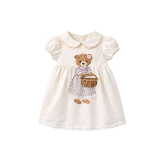 Floral Teddy Linen Dress