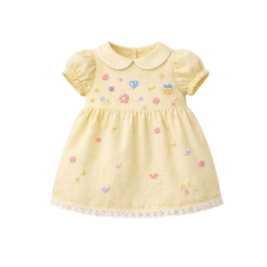 Buttercup Embroidered Baby Dress