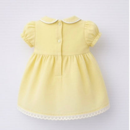 Woodland Bunny Linen Dress