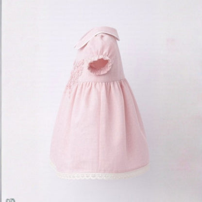 Butterfly Blossom Linen Dress