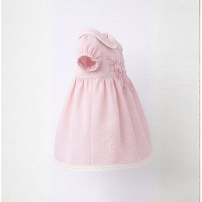 Butterfly Blossom Linen Dress