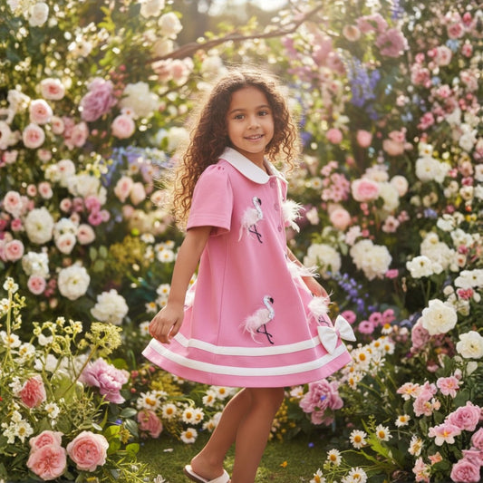 Flamingo Garden dress