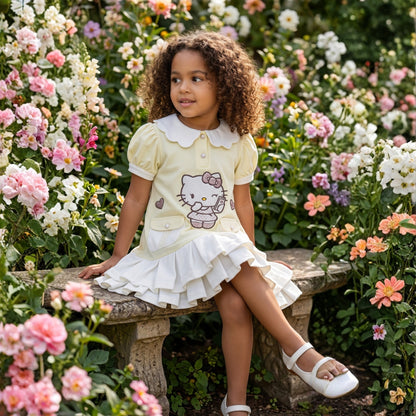 Kitty charm polo dress