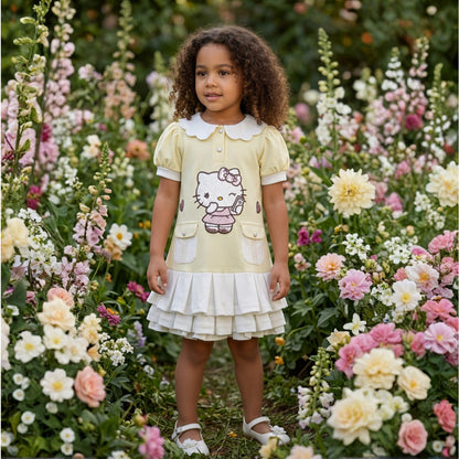 Kitty charm polo dress
