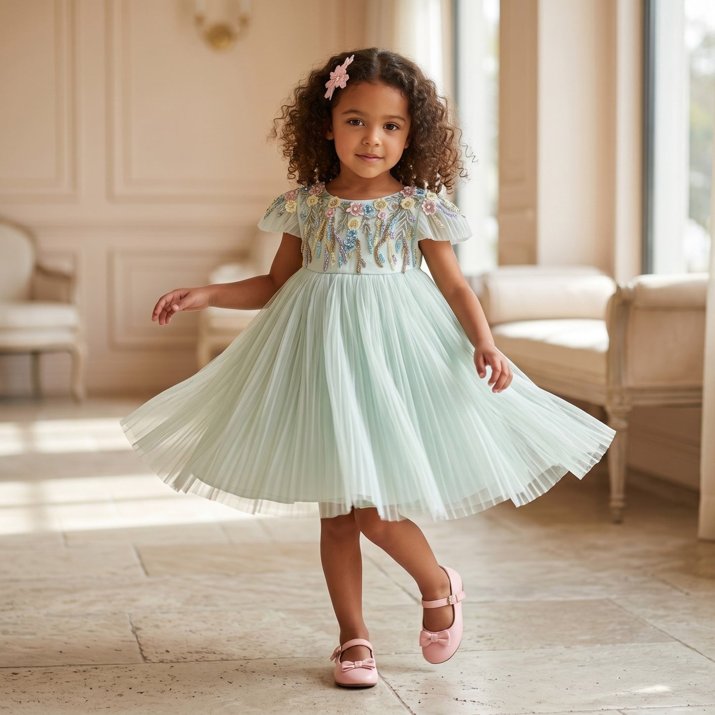 Enchanted Garden tulle dress