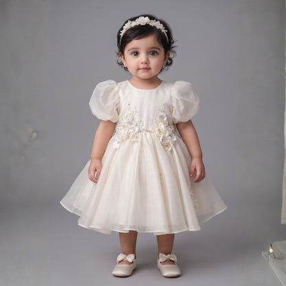 Floral canvas dress