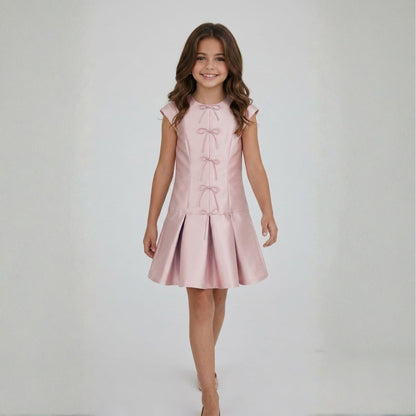 Blush Bow Charm Dress