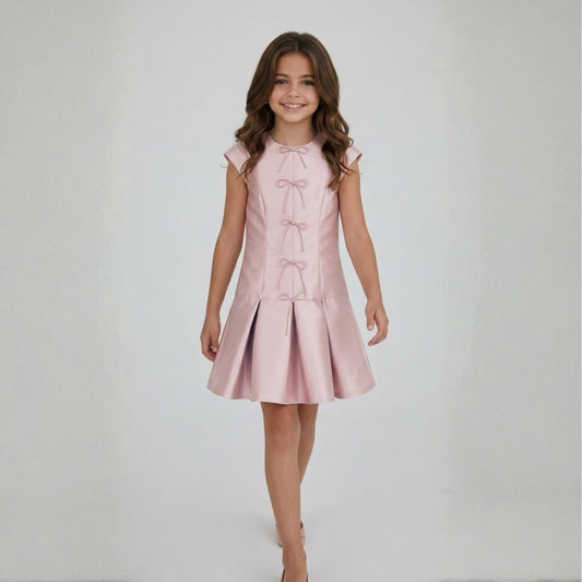 Blush Bow Charm Dress