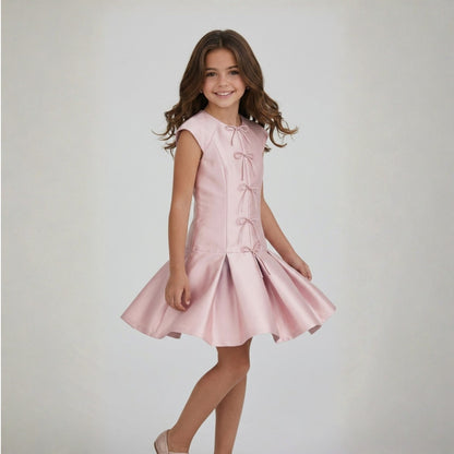 Blush Bow Charm Dress