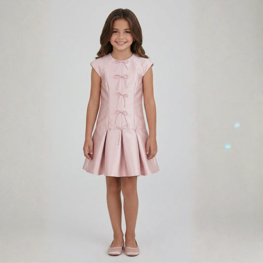 Blush Bow Charm Dress