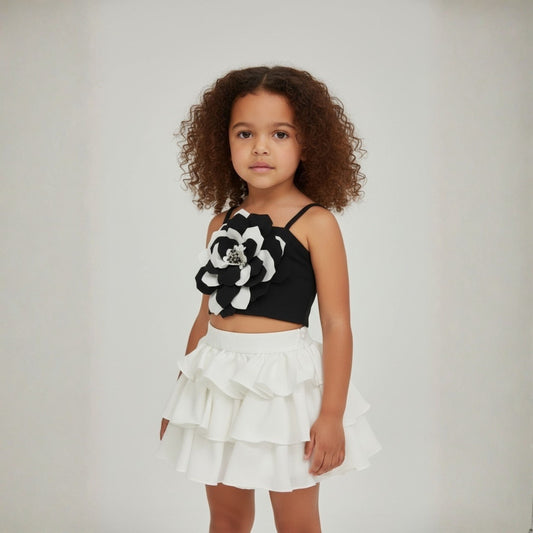 Monochrome Blossom Co-ord Set