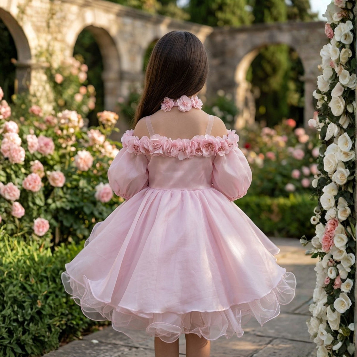 Blush Blossom Princess Dress