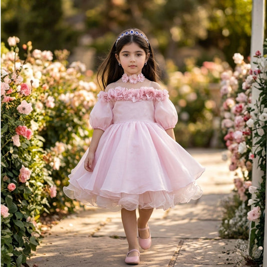 Blush Blossom Princess Dress