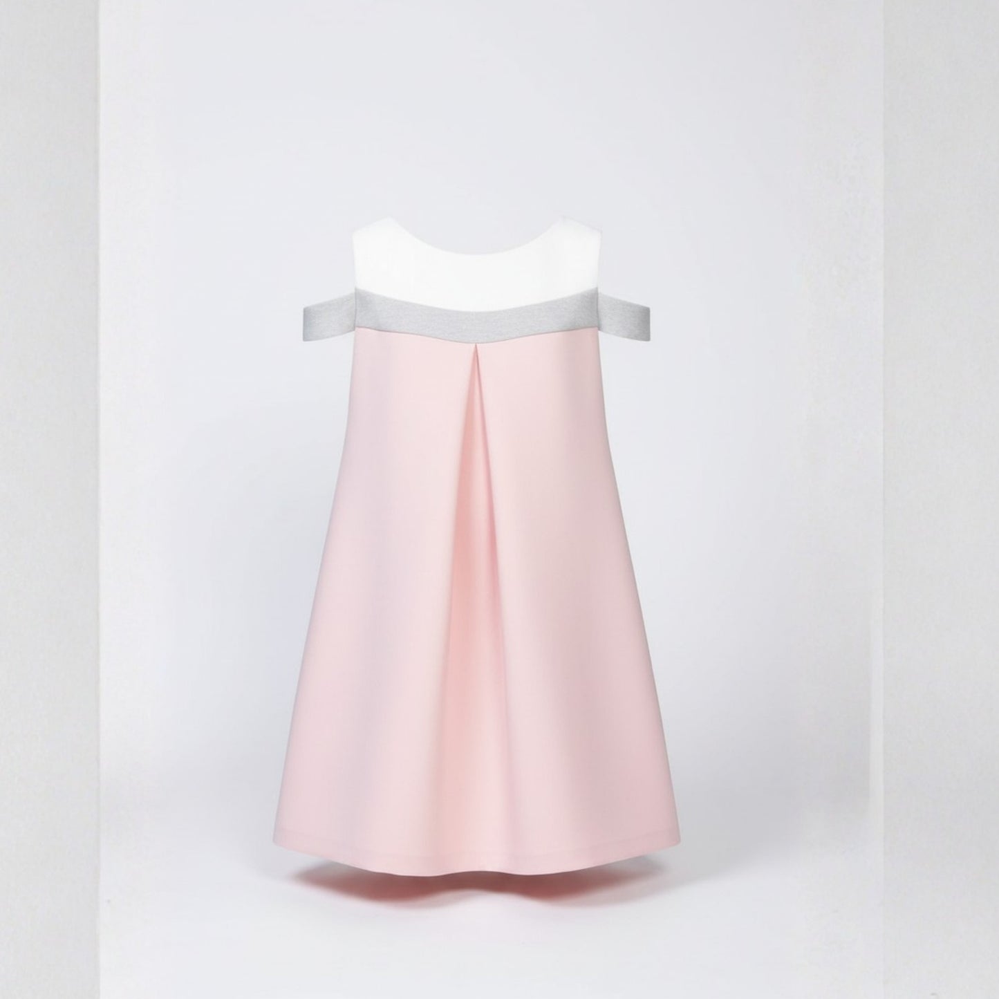 Rosy Charm Cold-Shoulder Dress