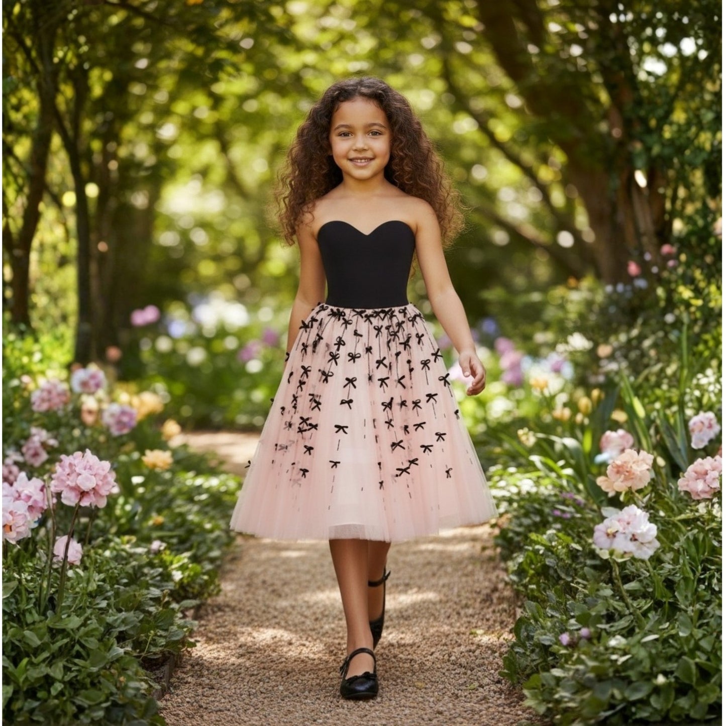 Blush Bow Dress