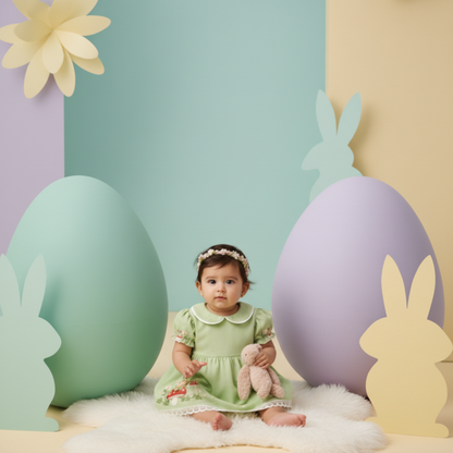 Woodland Squirrel Linen Dress