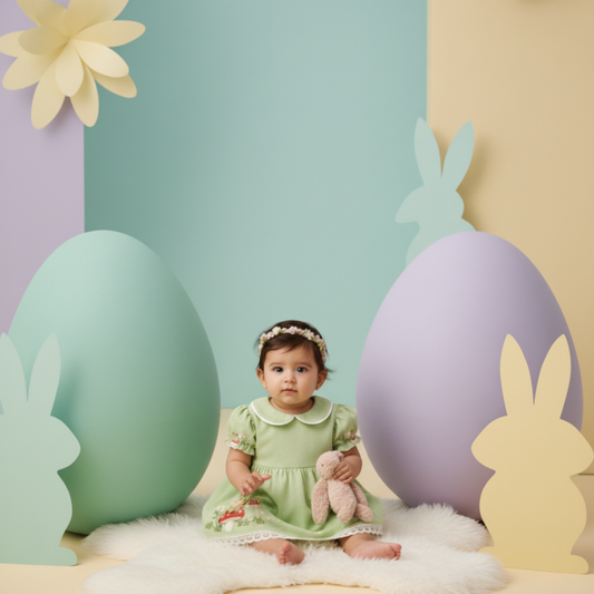 Woodland Squirrel Linen Dress